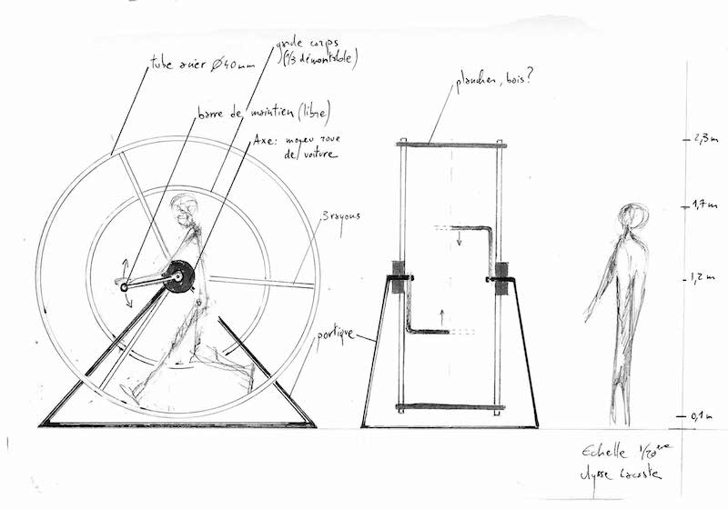 Giant hamster wheel draft for the project