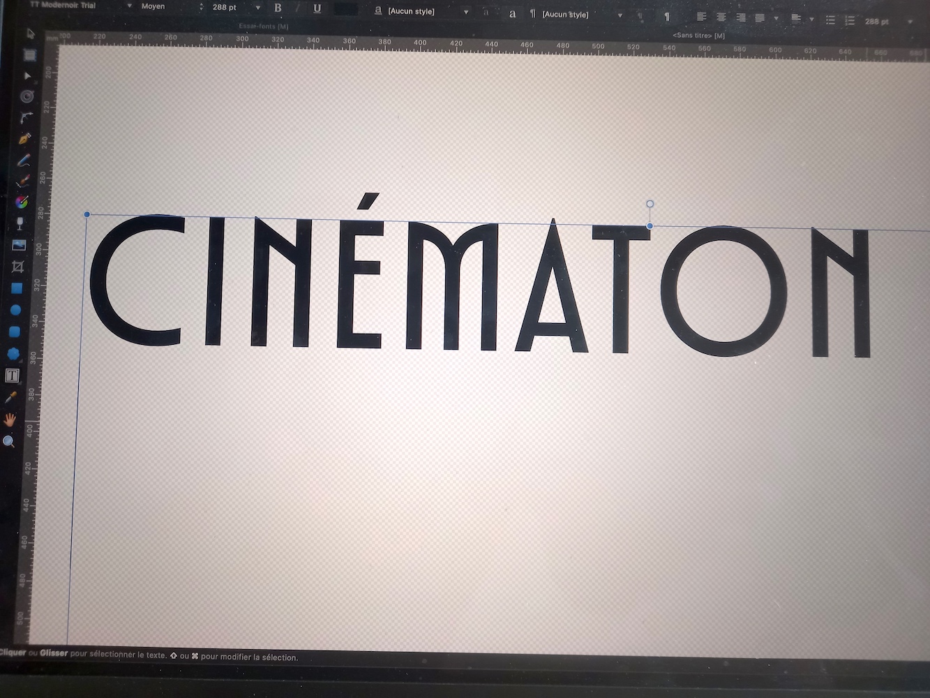 Cinematon making of - font preprint