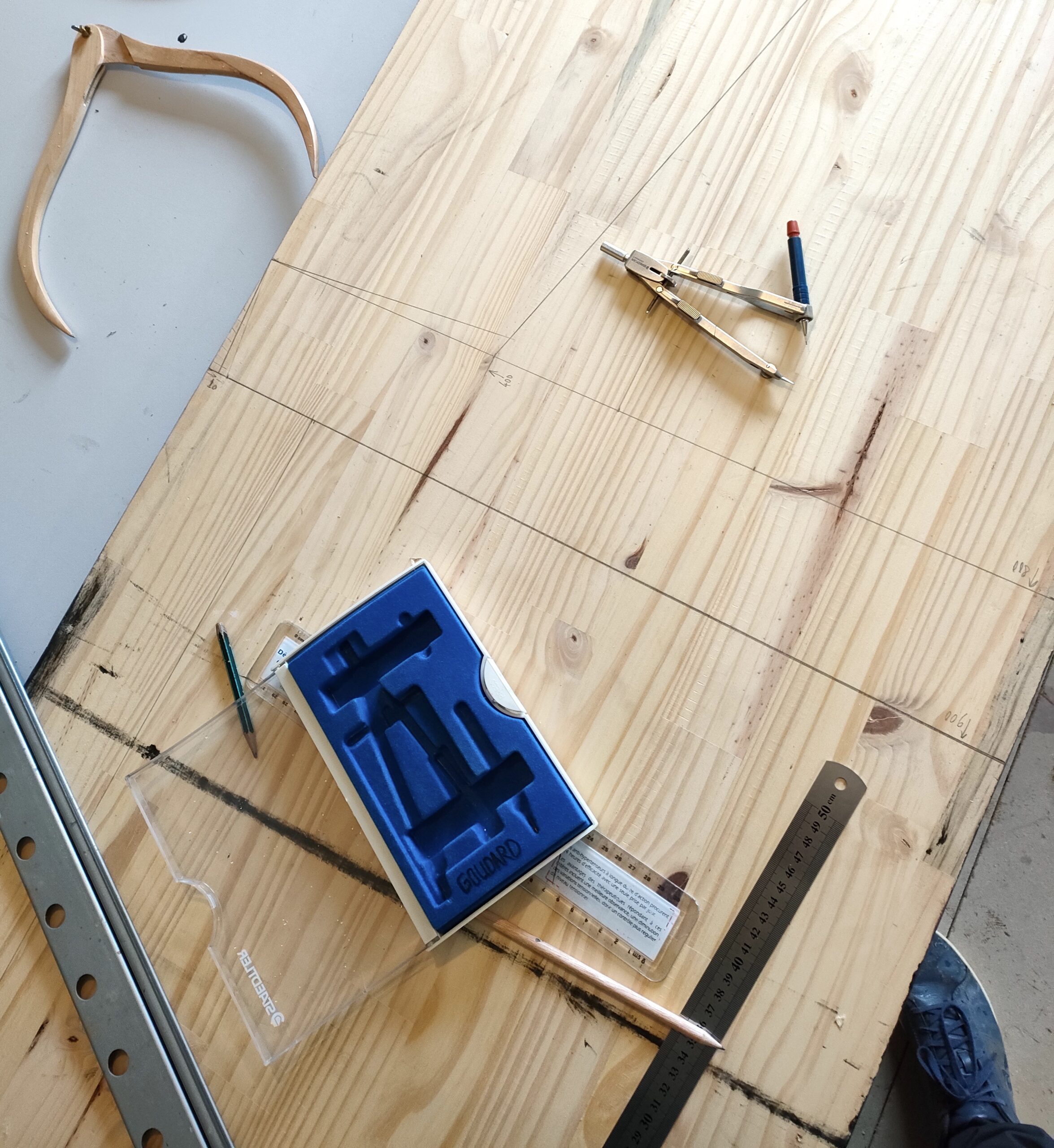Cinematon making of - raw wood board